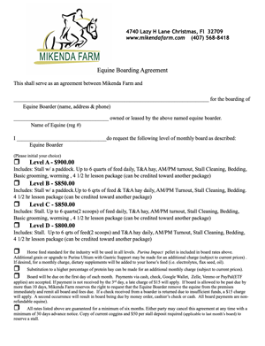 Boarding Agreement Preview